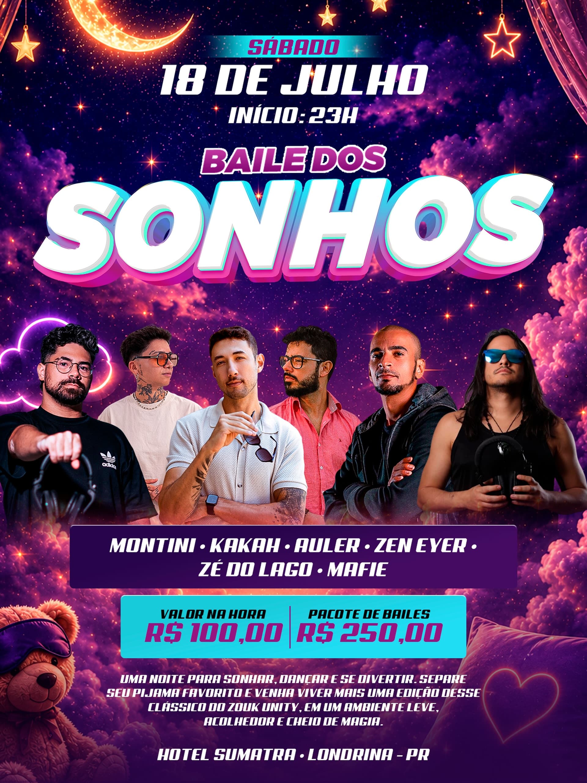 Flyer: Baile dos Sonhos