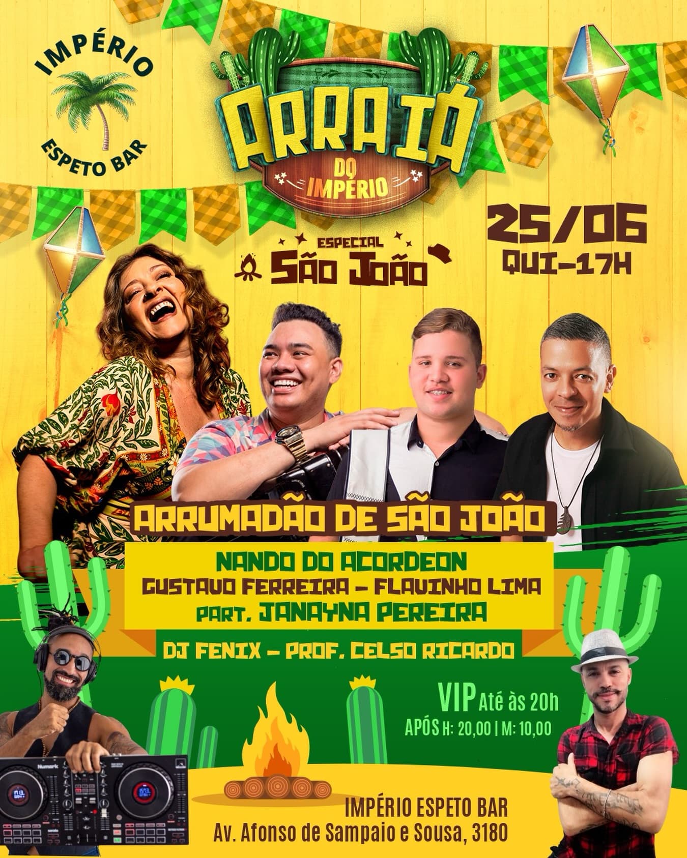 Flyer: Arraiá do Império - Especial São João